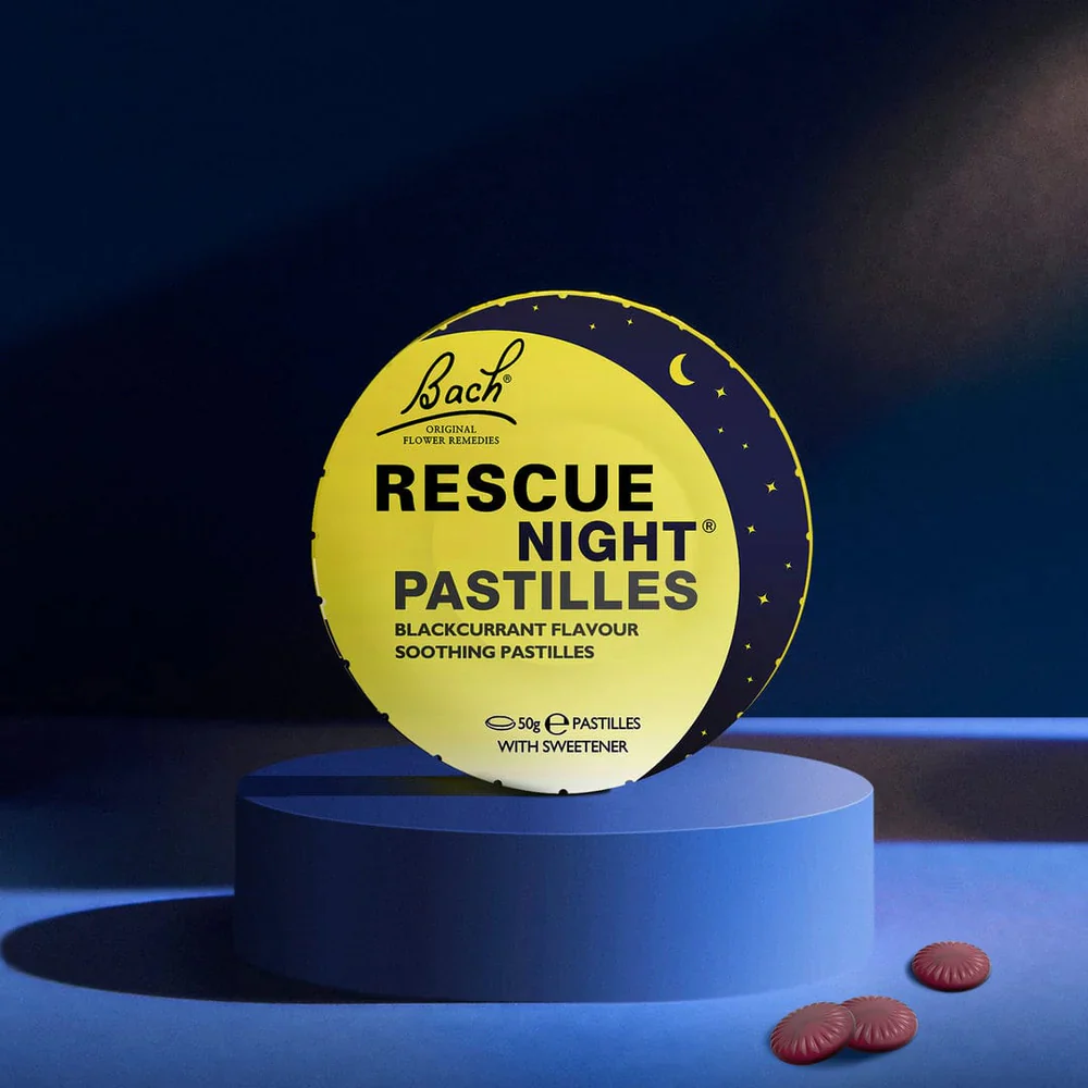 Bach Rescue Night Pastilles - Blackcurrant Flavour - Image 2
