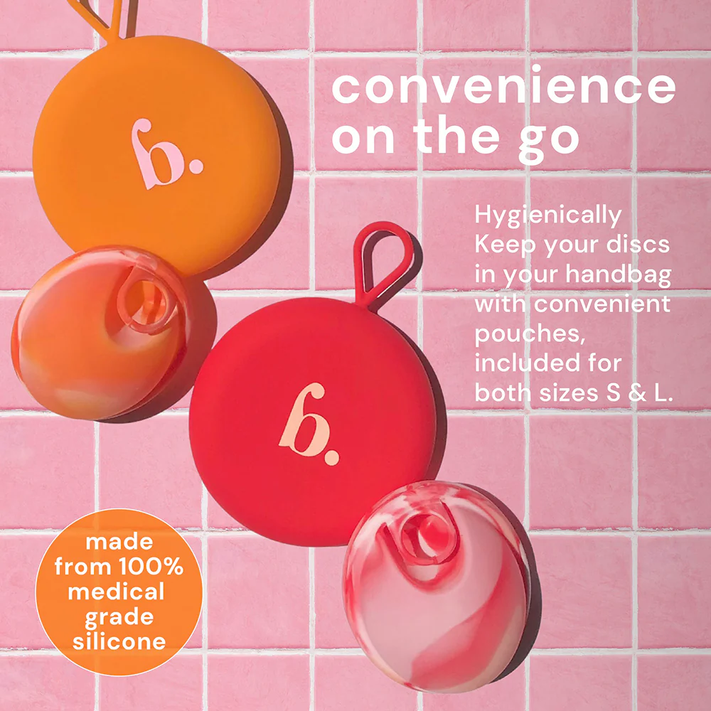 Bodyotics Comfidisc Menstrual Discs with Ring  - Orange - Image 6