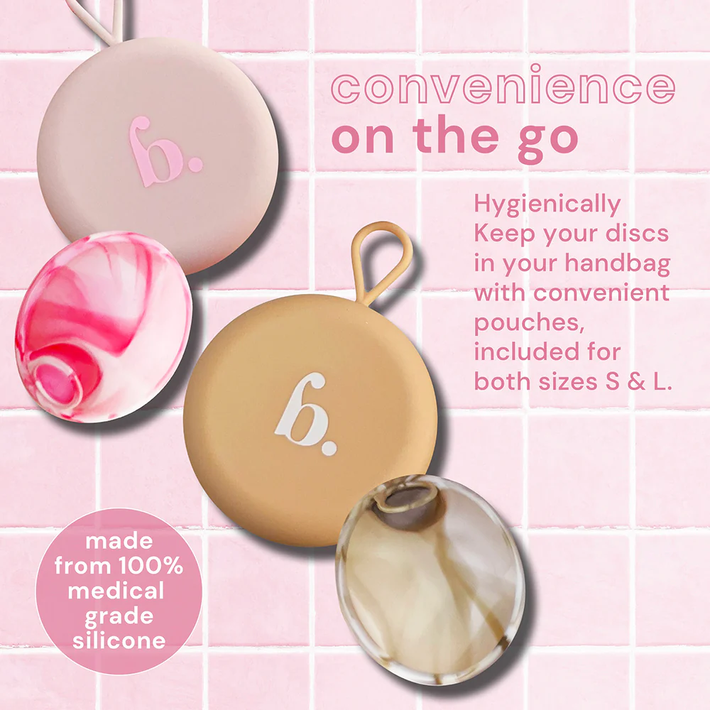 Bodyotics Comfidisc Menstrual Discs with Ring - Pink - Image 3