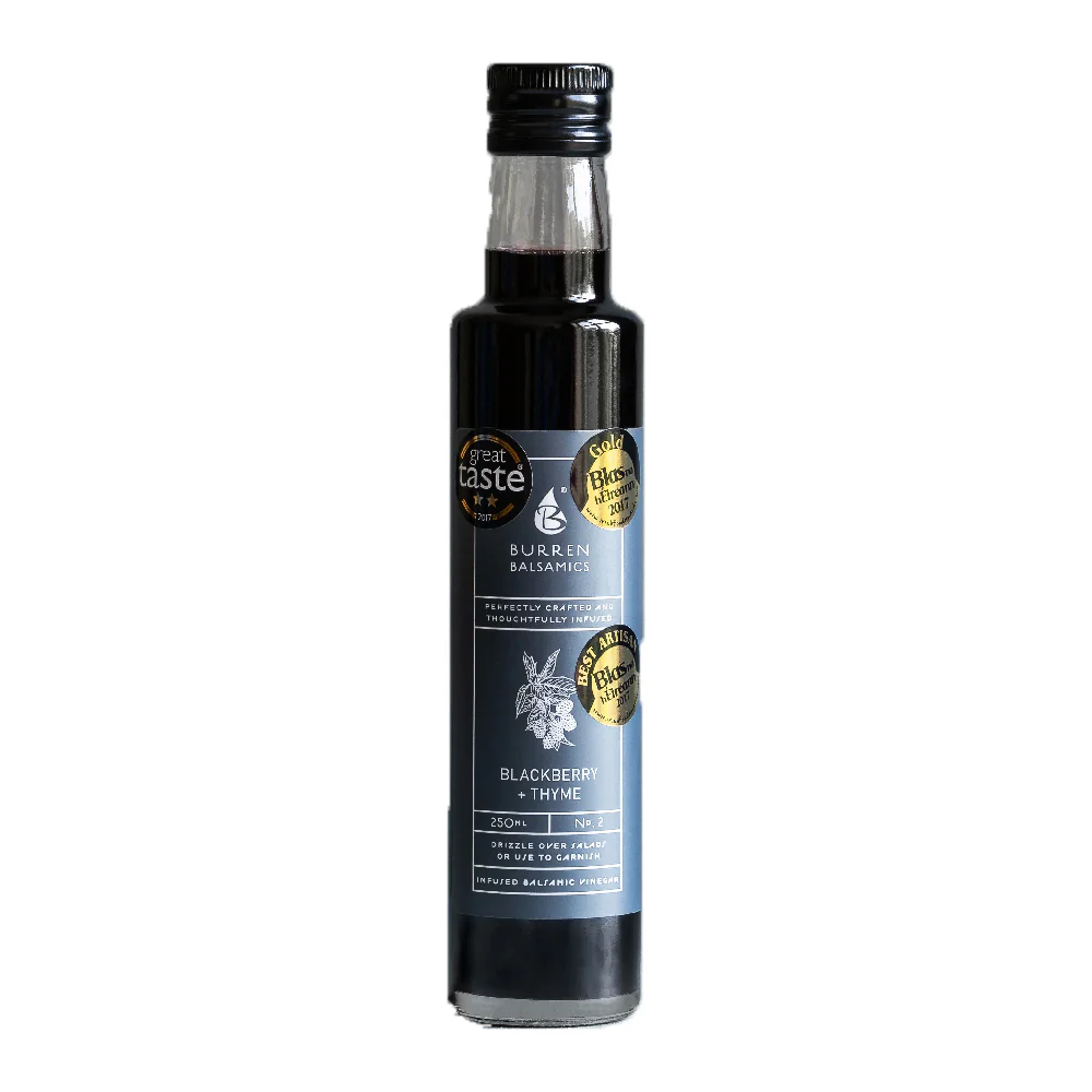 Burren Balsamics Blackberry and Thyme infused Balsamic Vinegar