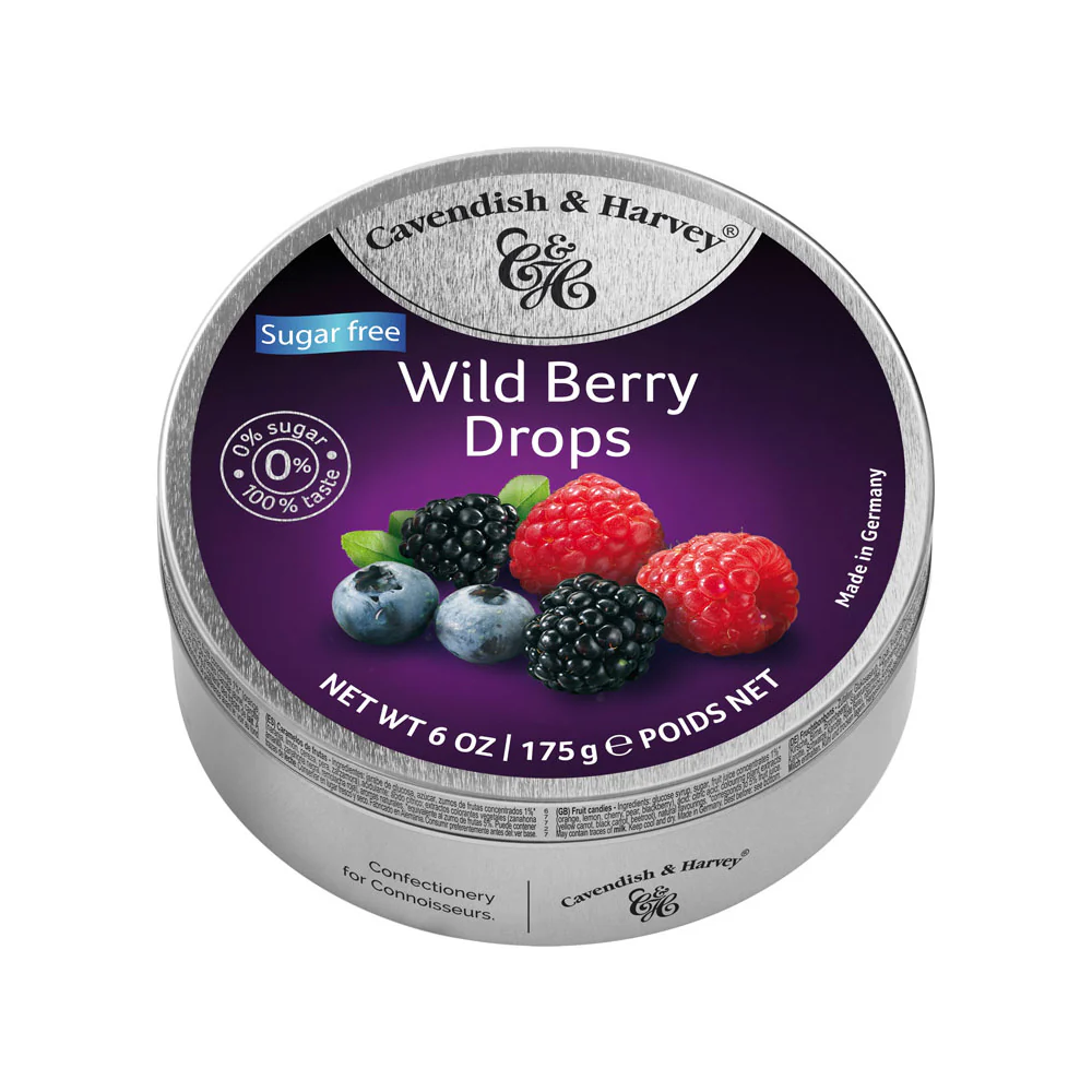 Cavendish & Harvey Sugar Free Wild Berry Drops