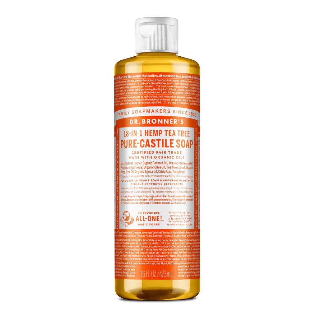 Dr. Bronner Tea Tree Pure Castile Soap - Image 5