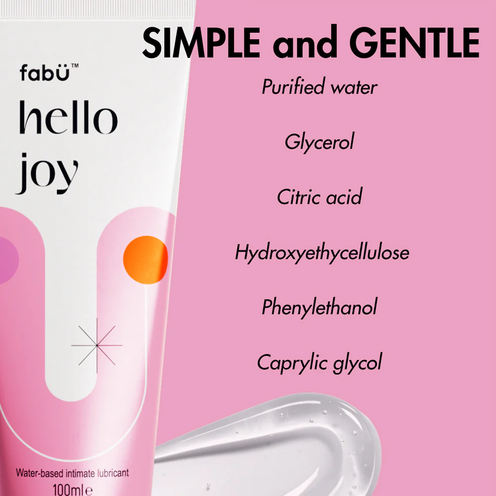 FabÜ Hello Joy Water-Based Intimate Lubricant - Image 7