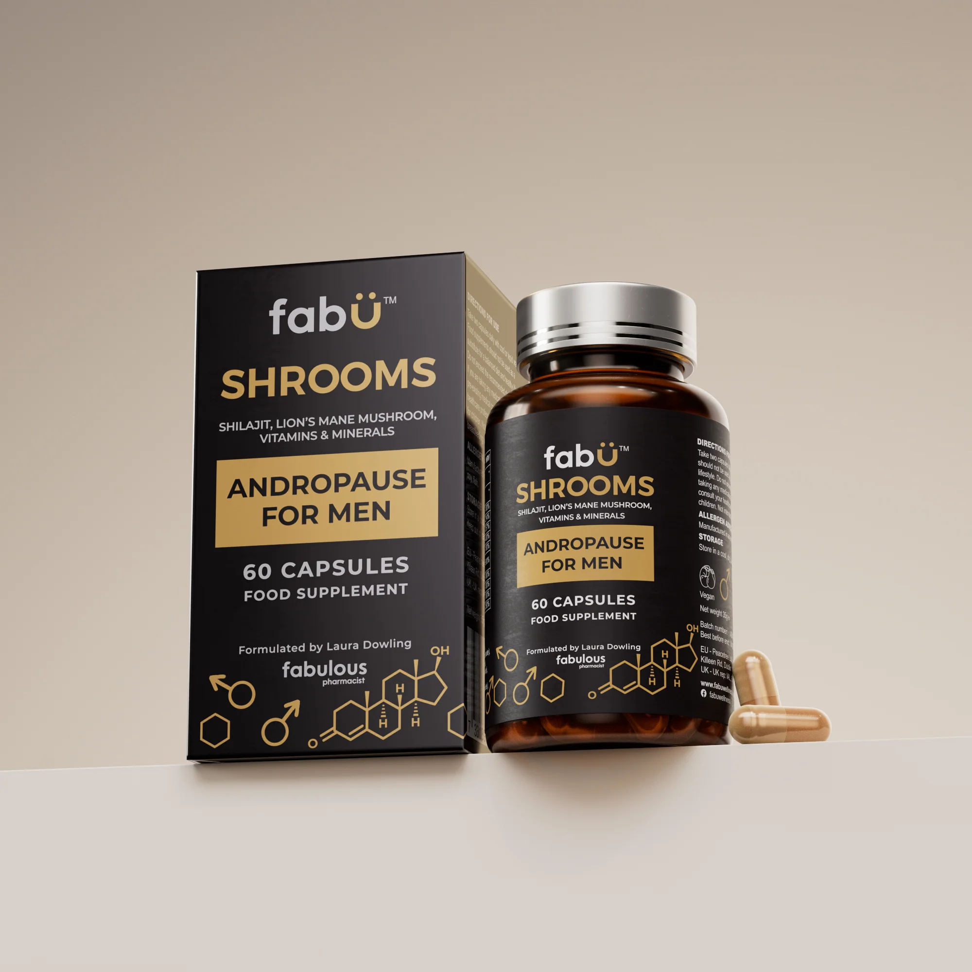 FabÜ Shrooms Andropause For Men - Image 2
