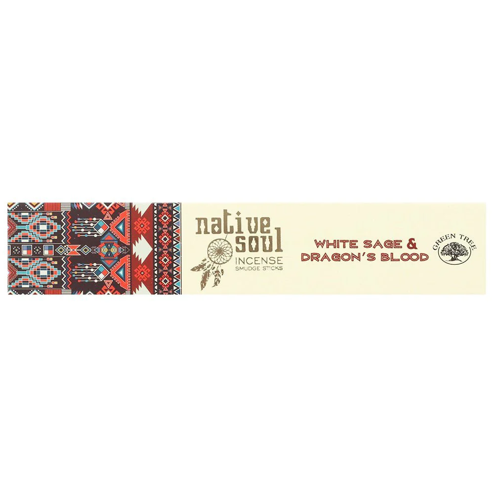 Green Tree Native Soul White Sage & Dragon's Blood Incense