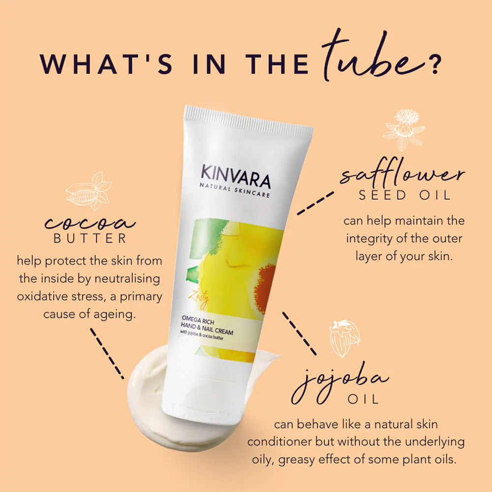 Kinvara Skincare Omega Rich Hand & Nail Lotion - Image 4