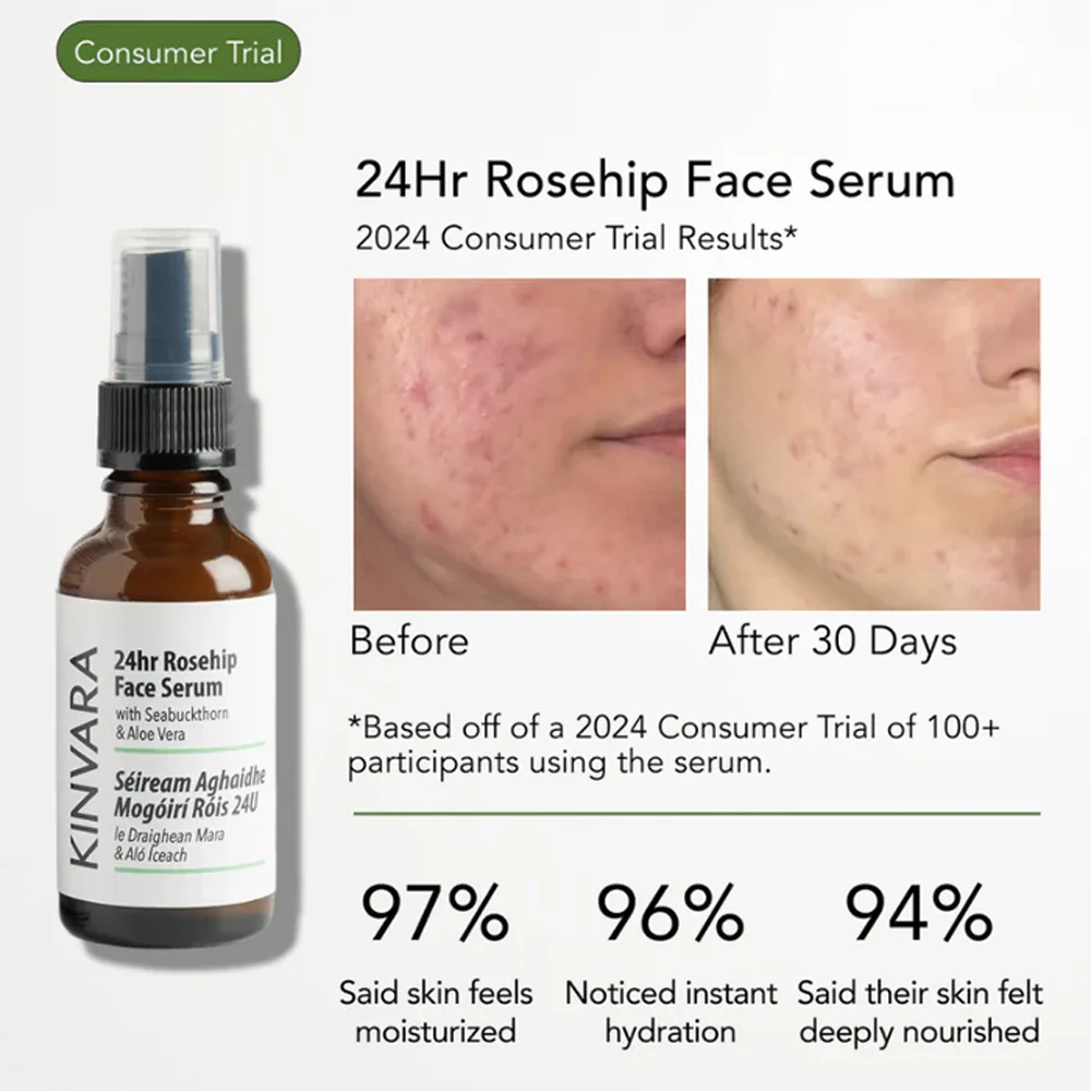 Kinvara Skincare Rosehip Face Serum - Image 3