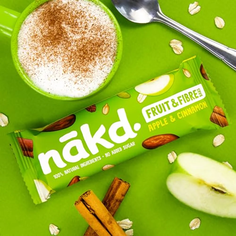 Nakd Apple & Cinnamon Fruit & Fibre Bar - Image 2