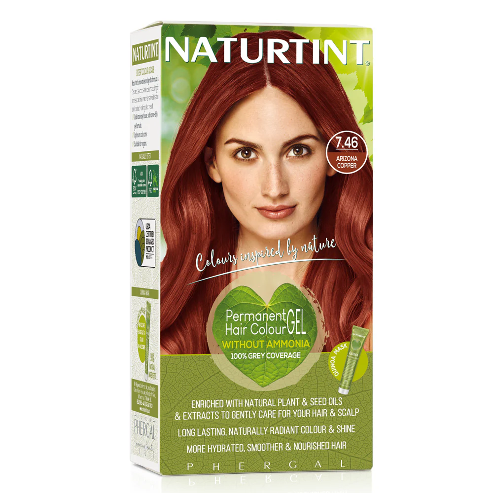 Naturtint Permanent Hair Colour Gel - 7.46 Arizona Copper