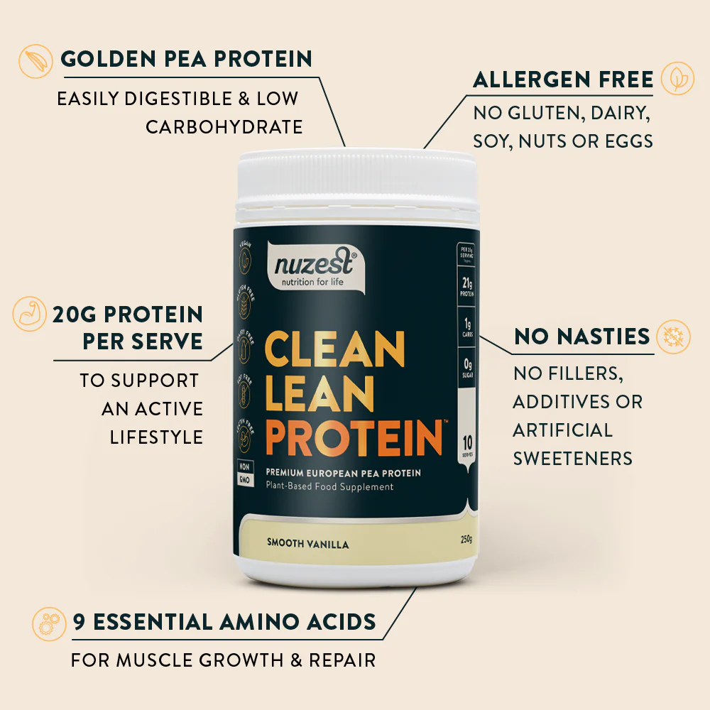 NuZest Rich Chocolate Clean Lean Protein - 500g - Image 2