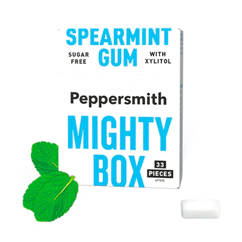 Peppersmith Spearmint Gum Mighty Box