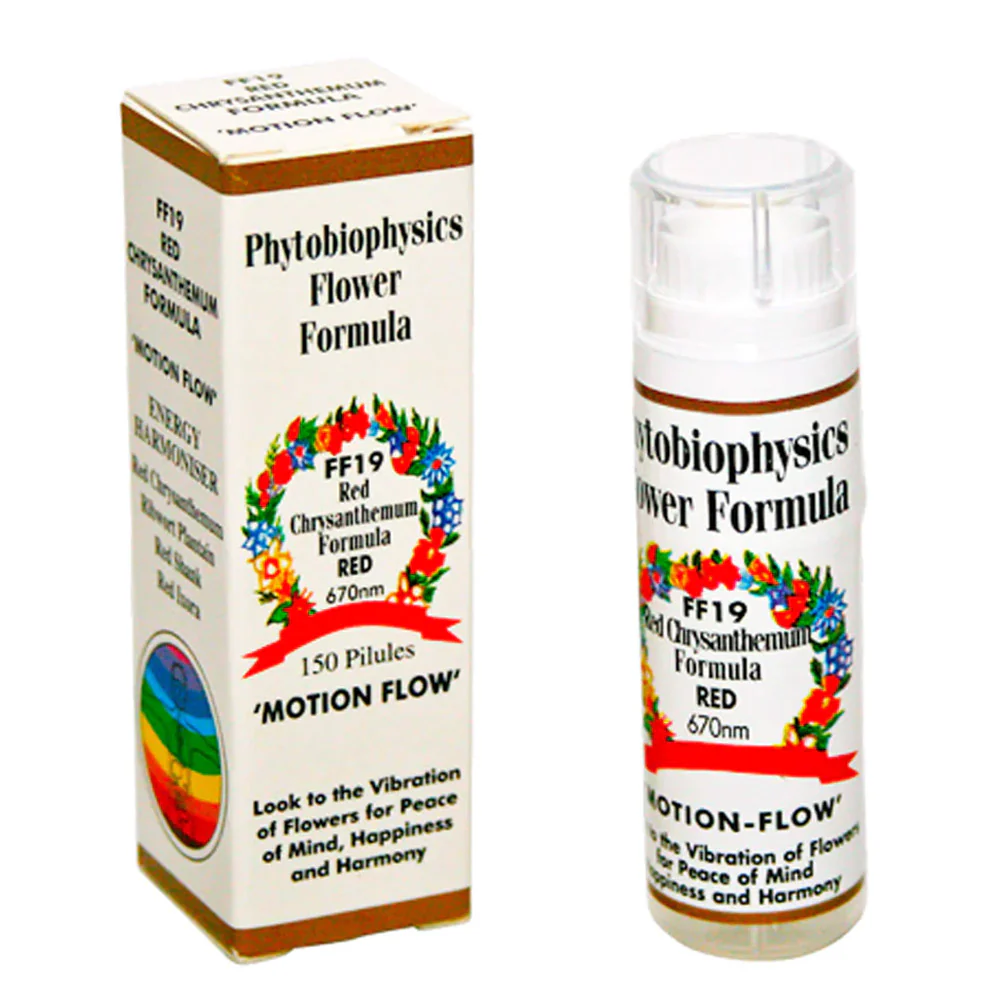 Phytobiophysics Flower Formula FF19 Red Chrysanthemum 'Motion Flow'