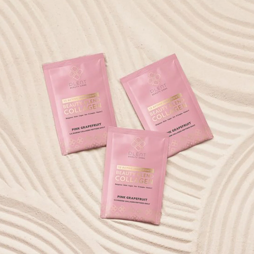 Plent Beauty Blend Collagen Pink Grapefruit Sachets - Image 2