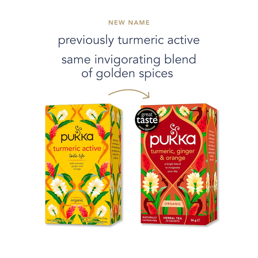 Pukka Turmeric, Ginger & Orange Tea - Image 2