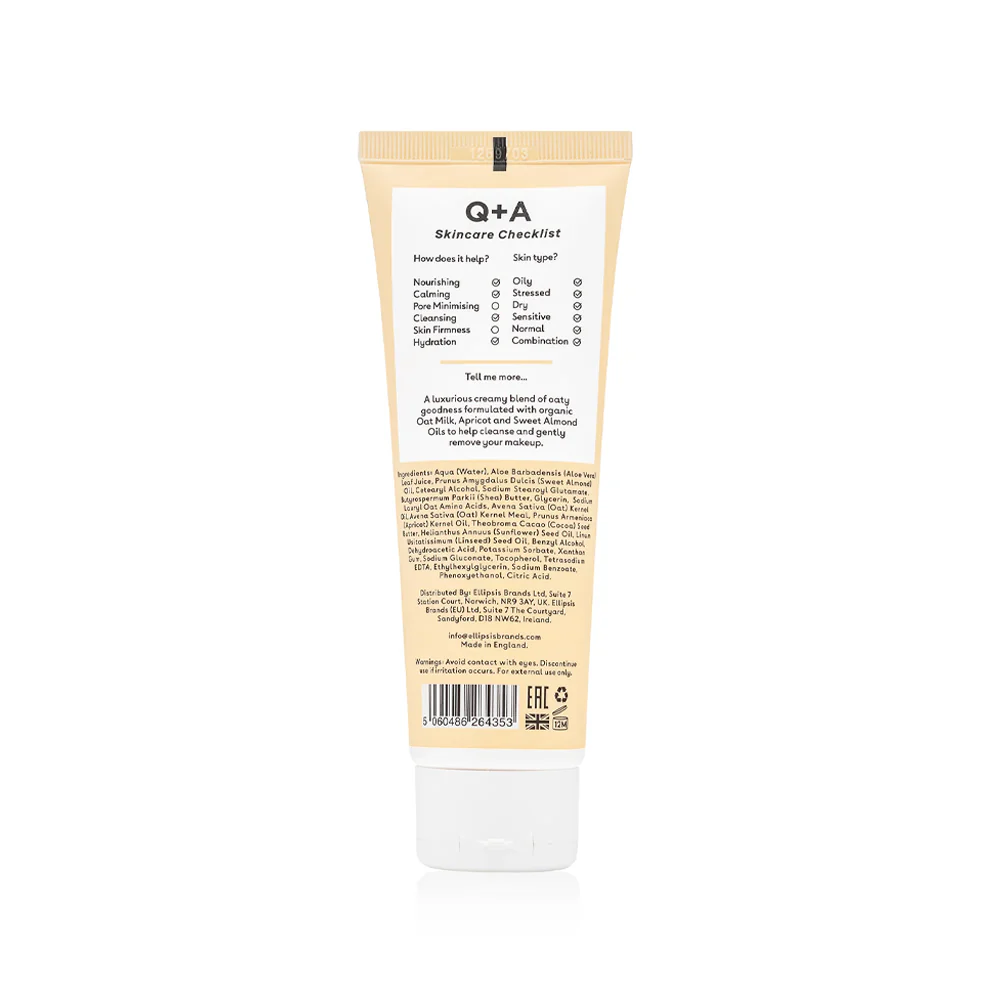 Q+A Oat Milk Cream Cleanser - Image 2