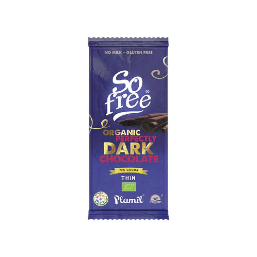 So Free Organic Perfectly Chocolate Dark Thin Bar