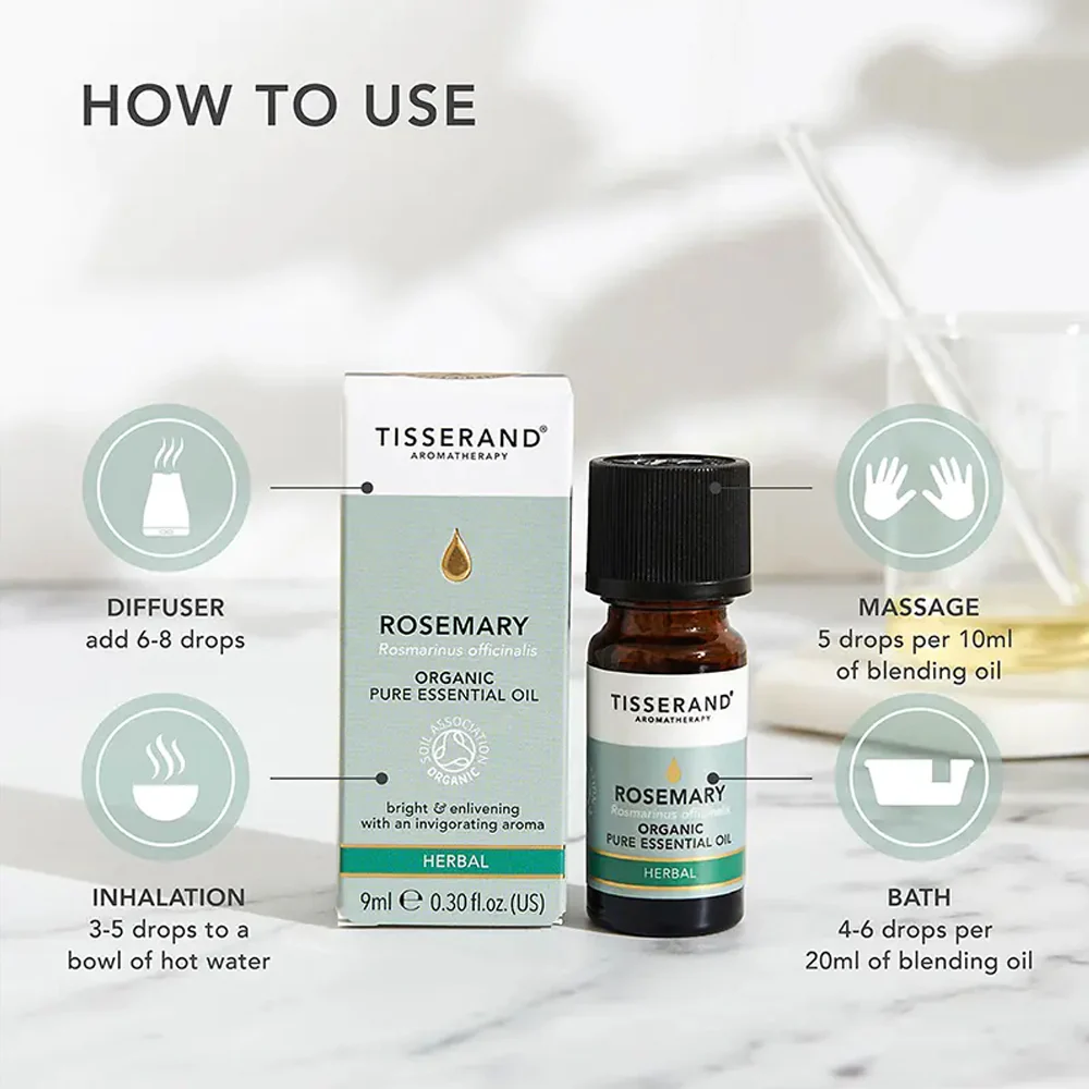 Tisserand Organic Rosemary Essential Oil - Image 2