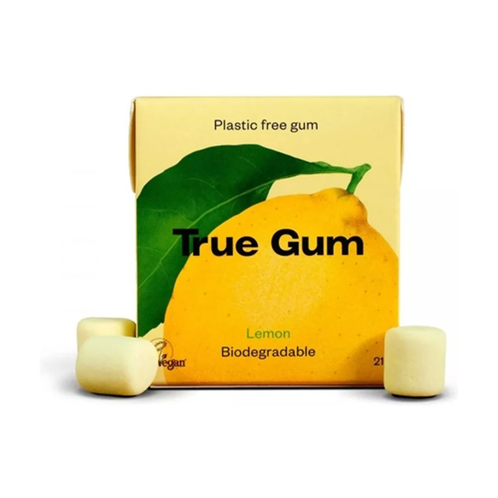 True Gum Sugar Free Lemon Chewing Gum