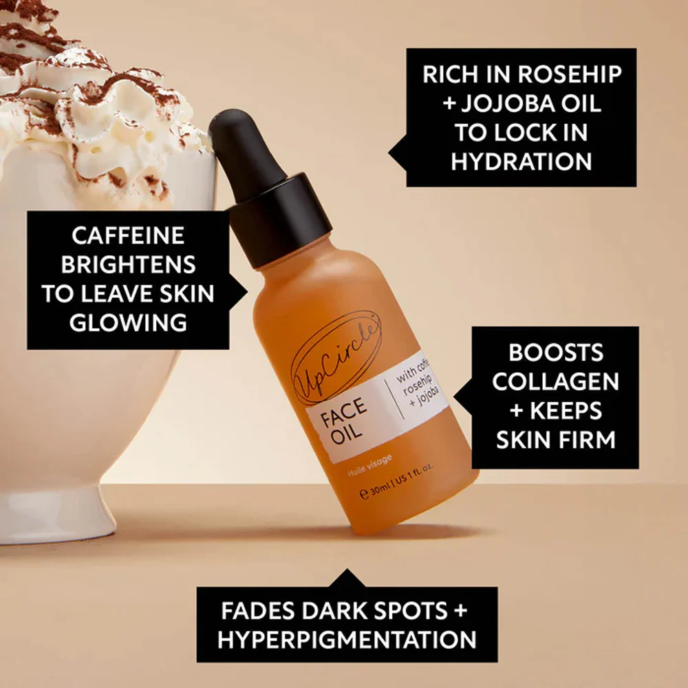 UpCircle Face Oil With Coffee, Rosehip & Jojaba - Image 3