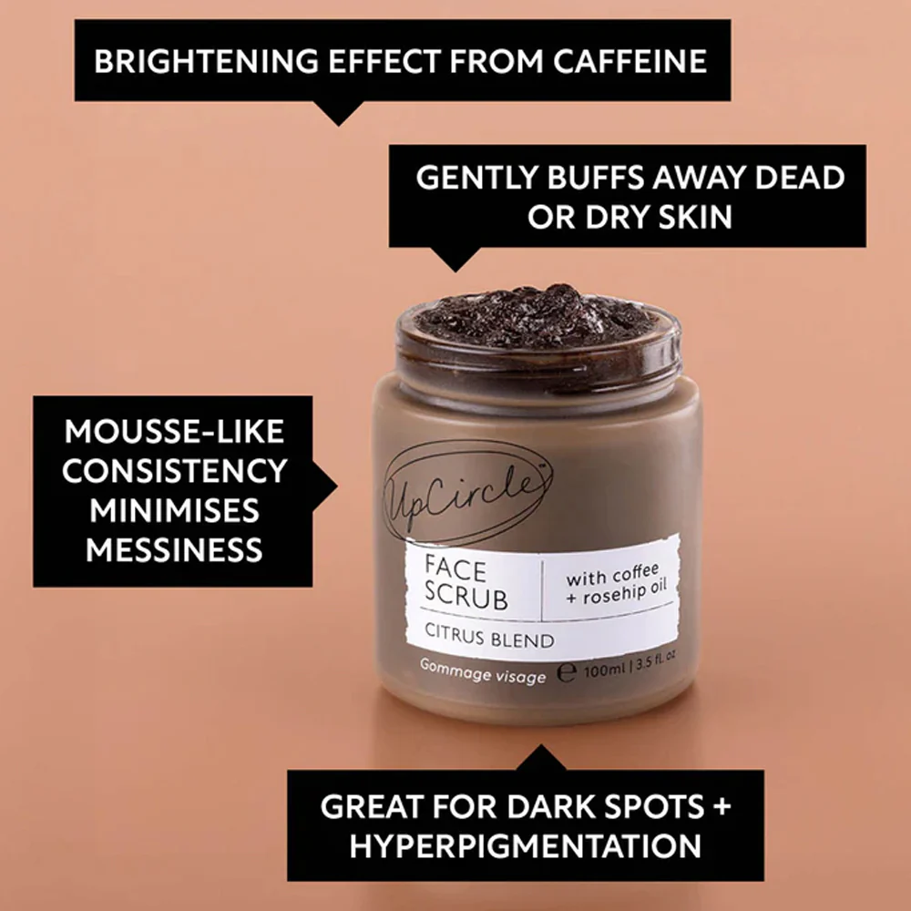 UpCircle Face Scrub With Coffee & Rosehip Oil - Image 4
