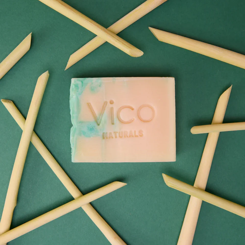 Vico Lemongrass Natural Body Soap Bar - Image 2