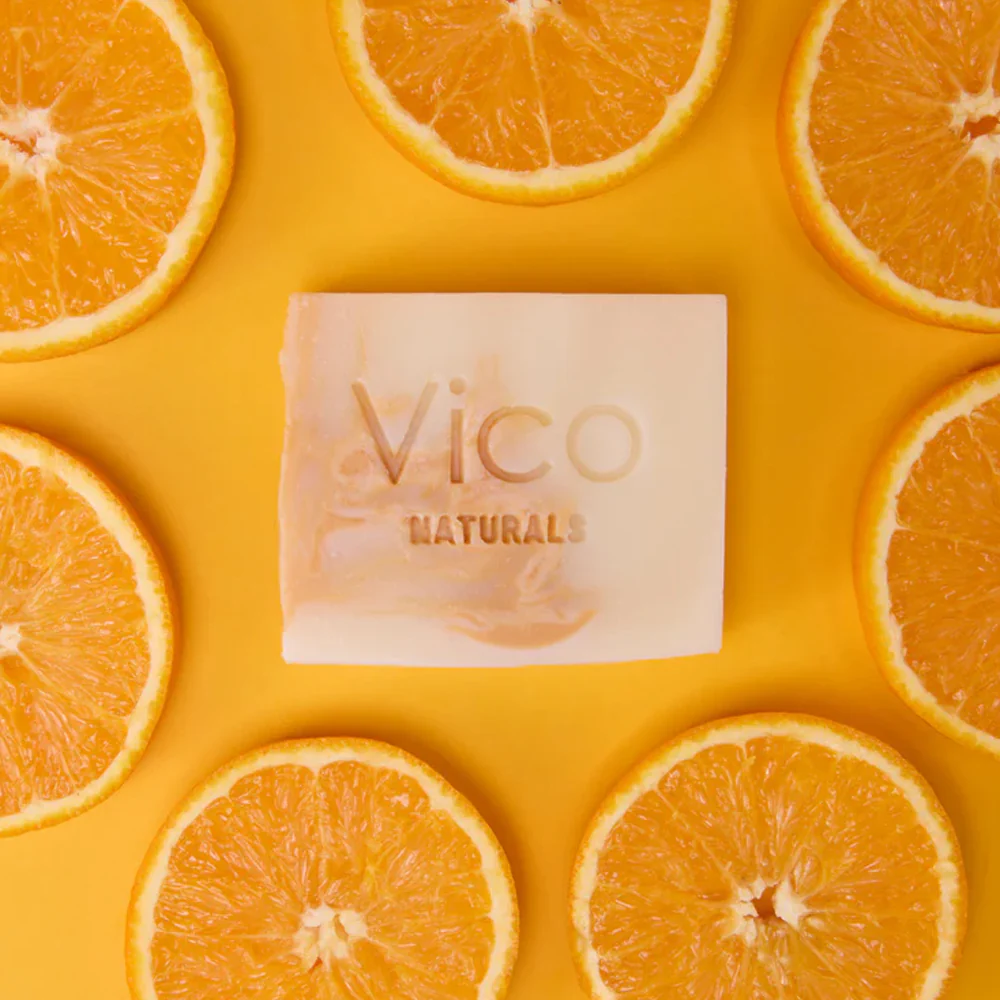Vico Orange Blossom Natural Body Soap Bar - Image 2