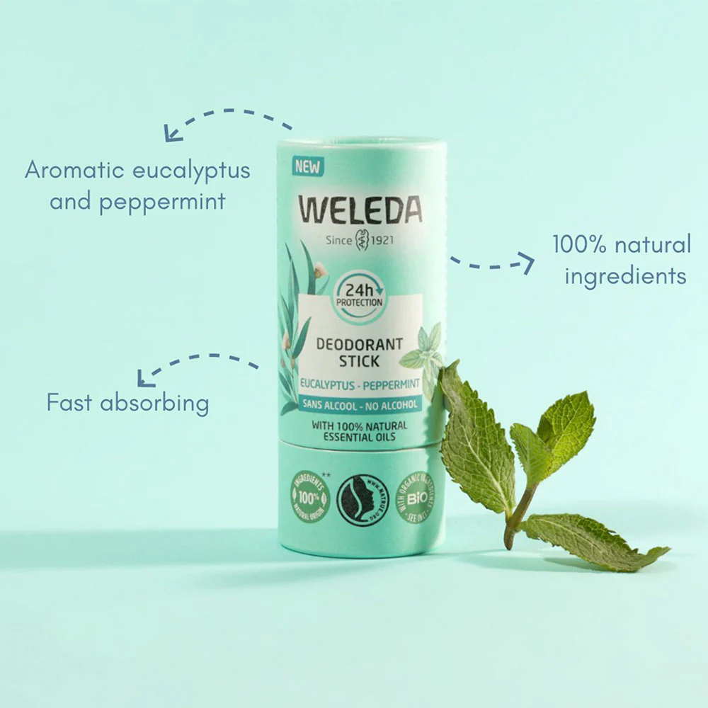 Weleda Eucalyptus & Peppermint Solid Deodorant - Image 2
