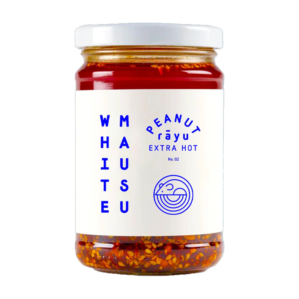 White Mausu Extra Hot Peanut Rayu