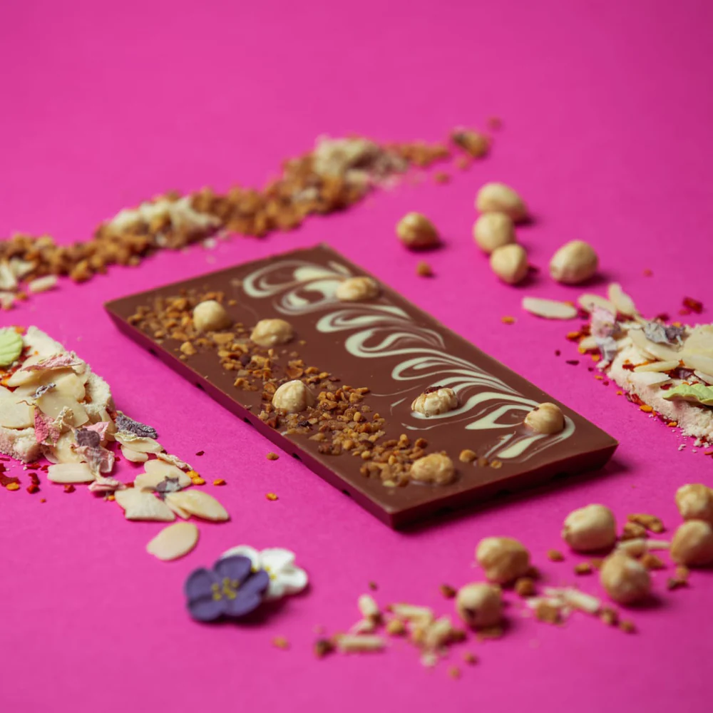 Wilde Irish Chocolates Hazelnut Duet Milk Chocolate - Image 2