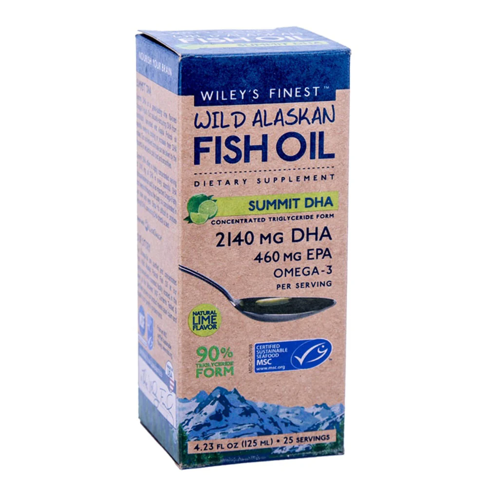 Wiley's Finest Wild Alaskan Fish Oil - Summit DHA