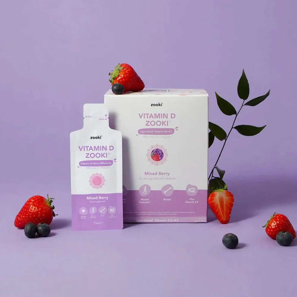 Zooki Liposomal Vitamin D3 & K2 Mixed Berry - Image 2